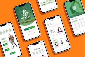do mobile app ui ux design in figma xd mobile app design