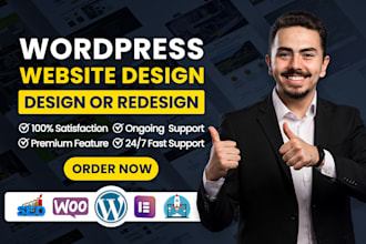 build website or wordpress website redesign for conversion