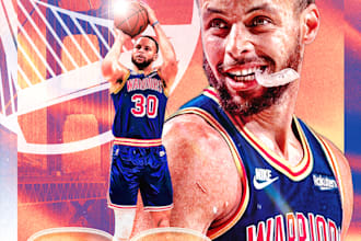 professional basketball social media poster design