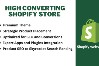 create one product automated shopify dropshipping store