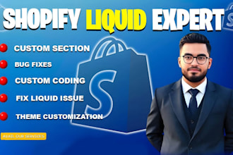 customize, fix shopify section, redesign header, footer and custom pages