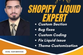 make dynamic shopify sections with HTML, CSS and liquid
