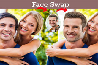change or swap your face, head replacement, body change, and photo manipulation
