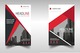 design premium quality brochure, catalog, booklet in canva or adobe