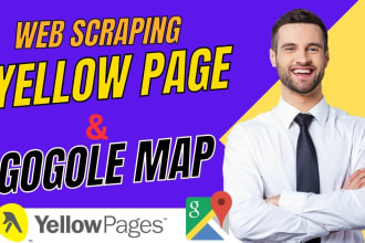 scrape yellow page, google map scraping with targeted b2b business leads