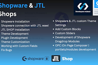 design or redesign jtl and shopware shops and themes