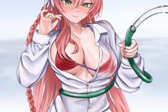 draw beautiful anime art with my style