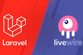 make a website through laravel tall stack