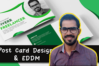 design attractive post card and eddm in 12 hours