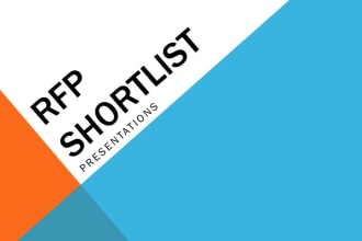 make an rfp shortlist presentation for you