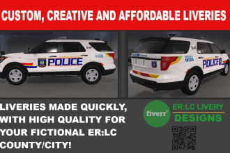 create custom liveries for your fictional erlc county
