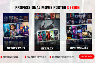 do professional photoshop editing and movie poster design