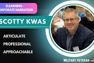 record a conversational corporate training video narration