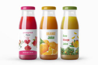 provide juice packaging, juice bottle and water bottle