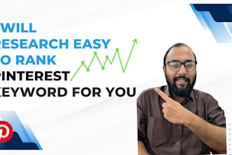 research easy to rank pinterest keyword for you