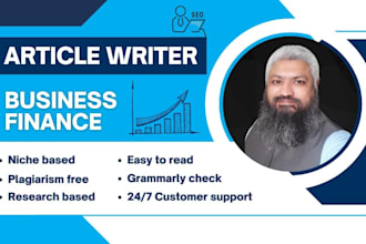 write blog posts and articles for your business blog