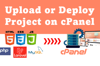 upload, setup or deploy your any project on cpanel