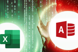 convert your excel files to a pro ms access database