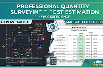 provide accurate material takeoff and cost estimation