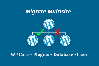 migrate wordpress multisite to or from single site