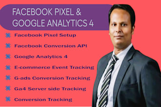 manage your google analytics 4 and facebook pixel setup