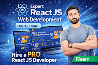 be your expert react js developer