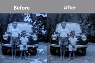 do repair scratches and restore pictures