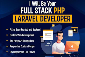 develop laravel backend and restful apis for your project