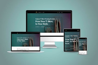 create a website design, fast, responsive and SEO friendly