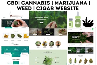 build cannabis cbd shopify store vape weed hemp cannabis marijuana cigar website