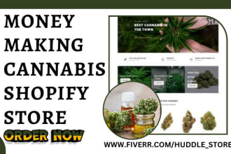 design cannabis cbd shopify weed vape hemp store marijuana cbd cannabis website