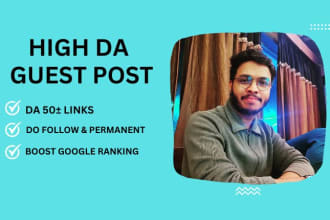 boost your website with high da guest post backlink service