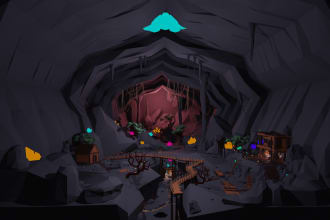 make low poly game environment
