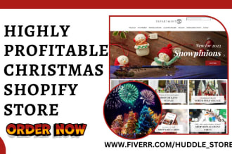 build christmas shopify fireworks black friday store christmas halloween website