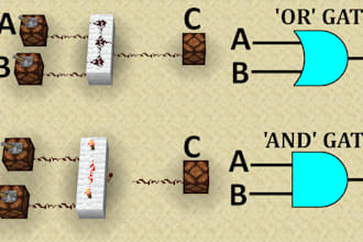 be your minecraft teacher for learning computational logic