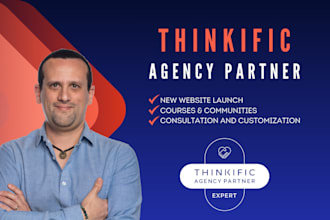create an engaging thinkific website for your online course and community
