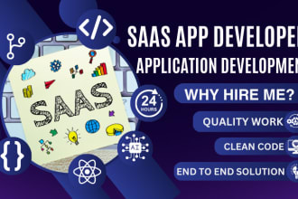 be your ai saas developer, web app, chatbot, CRM, erp, pos, hrm, MLM, and more