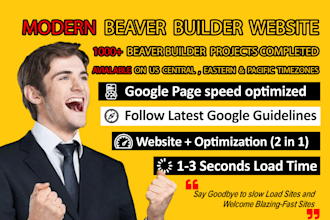 build an optimized wordpress website with beaver builder