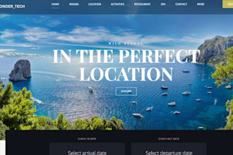 design property management website apartment booking website like airbnb