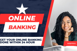build an online banking website with crypto deposit