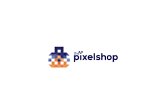 powerful online sticker clothing shop logo design