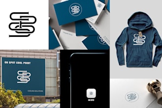 make a custom logo with 3d mockups