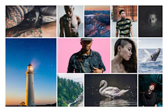 create photography portfolio website design