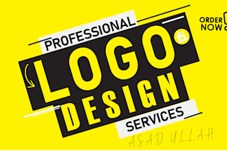design modern minimalist logo with copyright