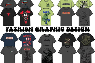print artwork, fashion tech pack for your clothing brand
