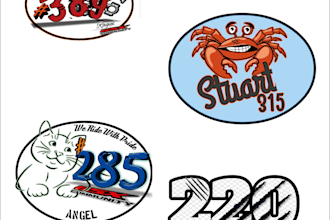 make logo designs for stickers and tshirts