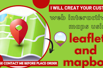 create custom web interactive maps with leaflet and mapbox