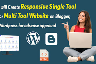 develop single multi tool website for adsense approval