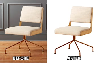 replace background and retouch photos