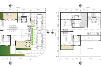 redraw floorplan in autocad 2d